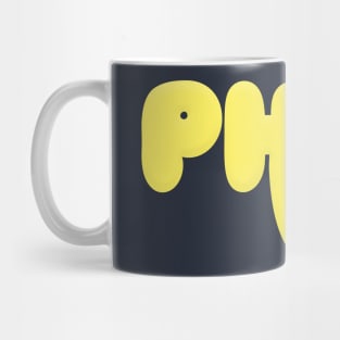 PHAT // Retro Typography Design Mug